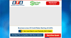 Desktop Screenshot of getabusinessloanusa.com